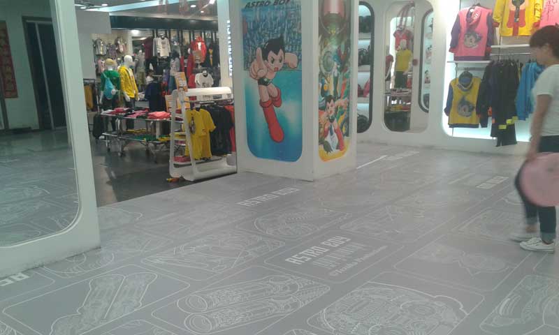 甘肅省蘭州市班尼路專賣(mài)店商用地板