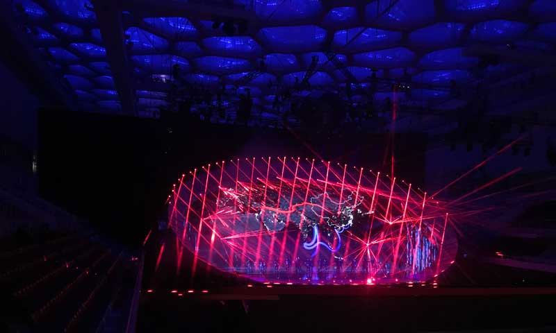 北京水立方‘仿佛秀’舞臺(tái)地板