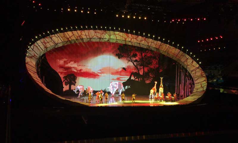 北京水立方‘仿佛秀’舞臺(tái)地板