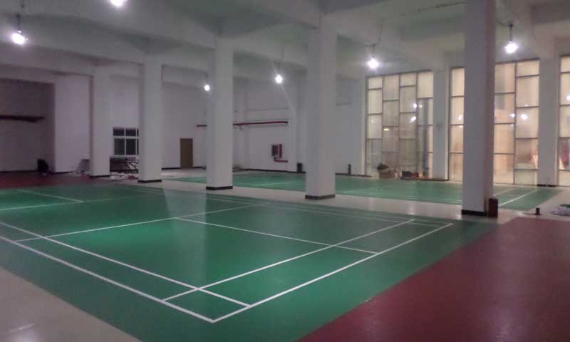 河北省霸州市羽毛球館pvc運(yùn)動(dòng)地板